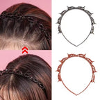 Diadema con horquillas
